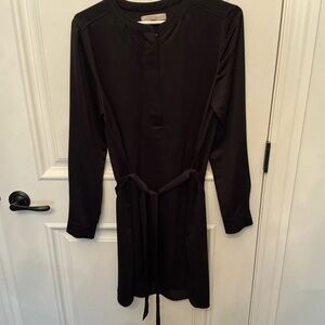 Banana Republic Black Long Sleeve Dress
